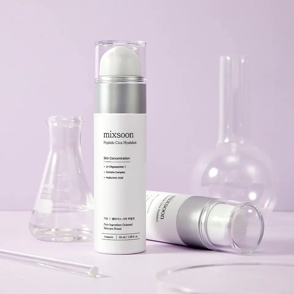 Peptide Cica Hyalshot (Mixsoon) - 50ml Serum antiedad hidratante con péptidos y ácido hialurónico 2