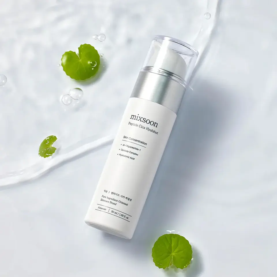 Peptide Cica Hyalshot (Mixsoon) - 50ml Serum antiedad hidratante con péptidos y ácido hialurónico 3