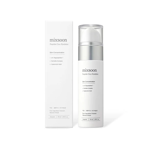 Peptide Cica Hyalshot (Mixsoon) - 50ml Serum antiedad hidratante con péptidos y ácido hialurónico