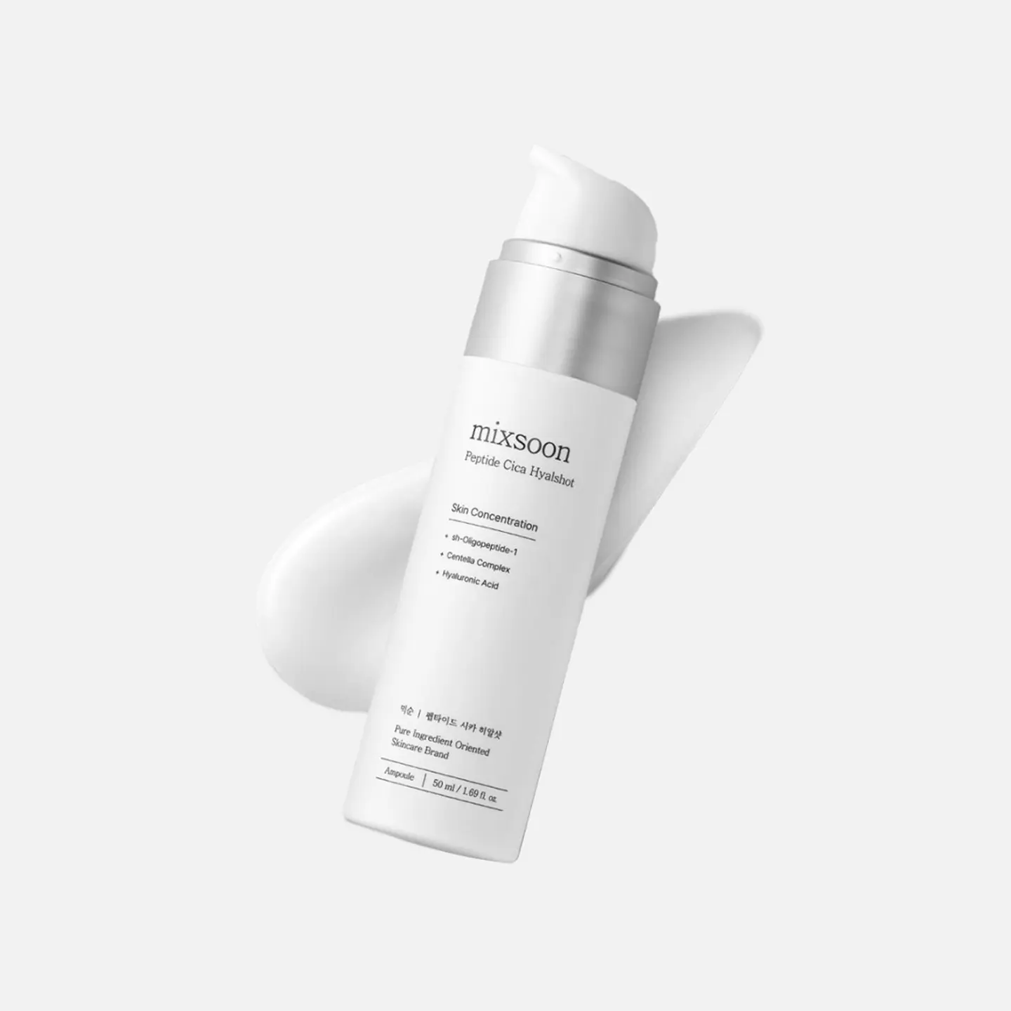 Peptide Cica Hyalshot (Mixsoon) - 50ml Serum antiedad hidratante con péptidos y ácido hialurónico 8