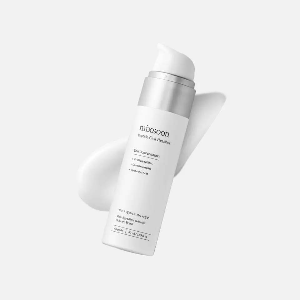 Peptide Cica Hyalshot (Mixsoon) - 50ml Serum antiedad hidratante con péptidos y ácido hialurónico 8