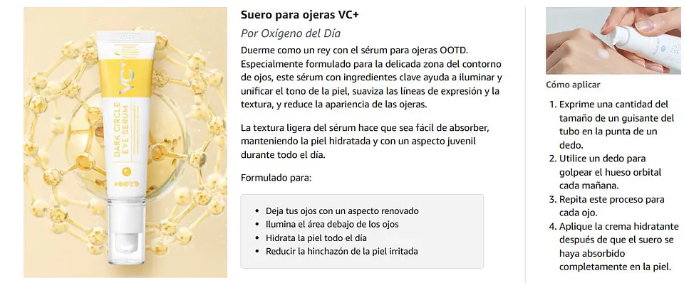 Dark Circle Eye Serum (OOTD) - 30ml Serum aclarante ojeras oscuras 6