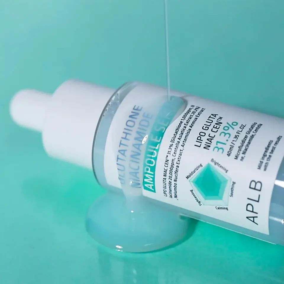 Glutathione Niacinamide Ampoule Serum (APLB) - 30ml Serum calmante y aclarante con niacinamida, centella y glutatión 4