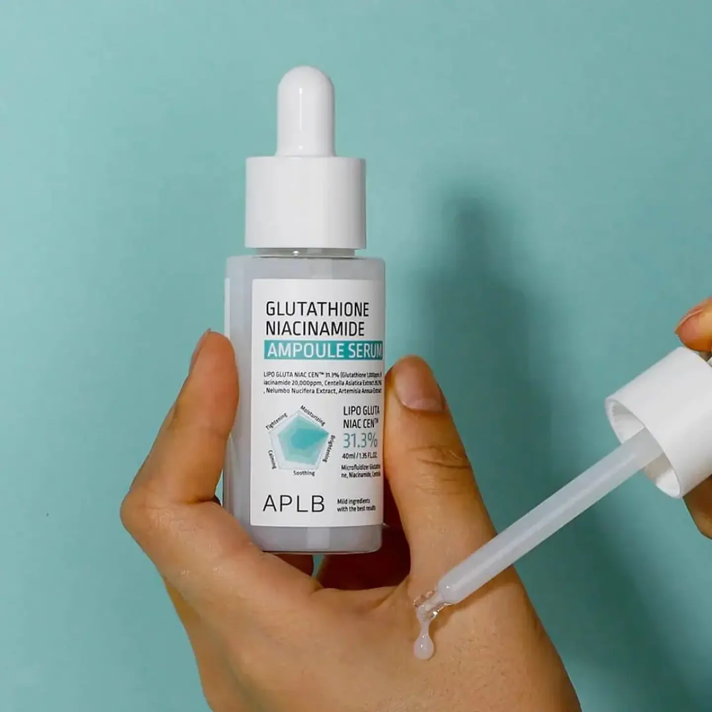 Glutathione Niacinamide Ampoule Serum (APLB) - 30ml Serum calmante y aclarante con niacinamida, centella y glutatión 7