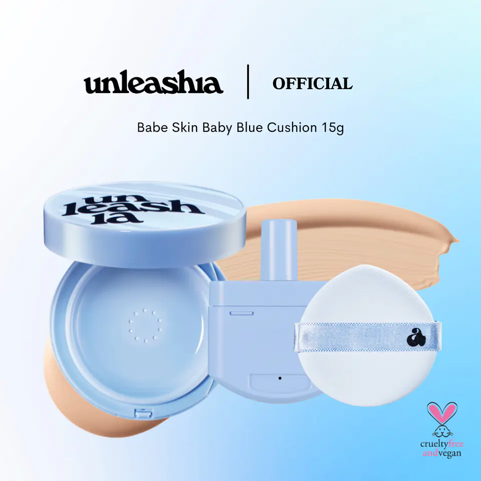 Babe Skin Baby Blue Cushion (Unleashia) - Base de maquillaje semi mate 7