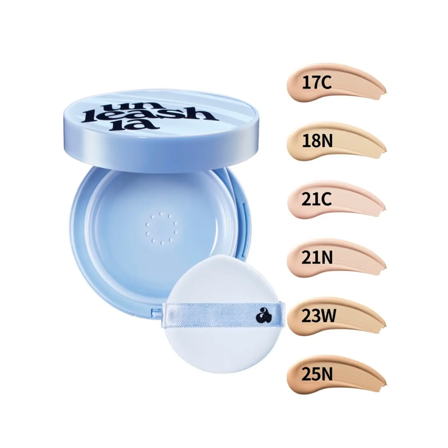 Babe Skin Baby Blue Cushion (Unleashia) - Base de maquillaje semi mate 6