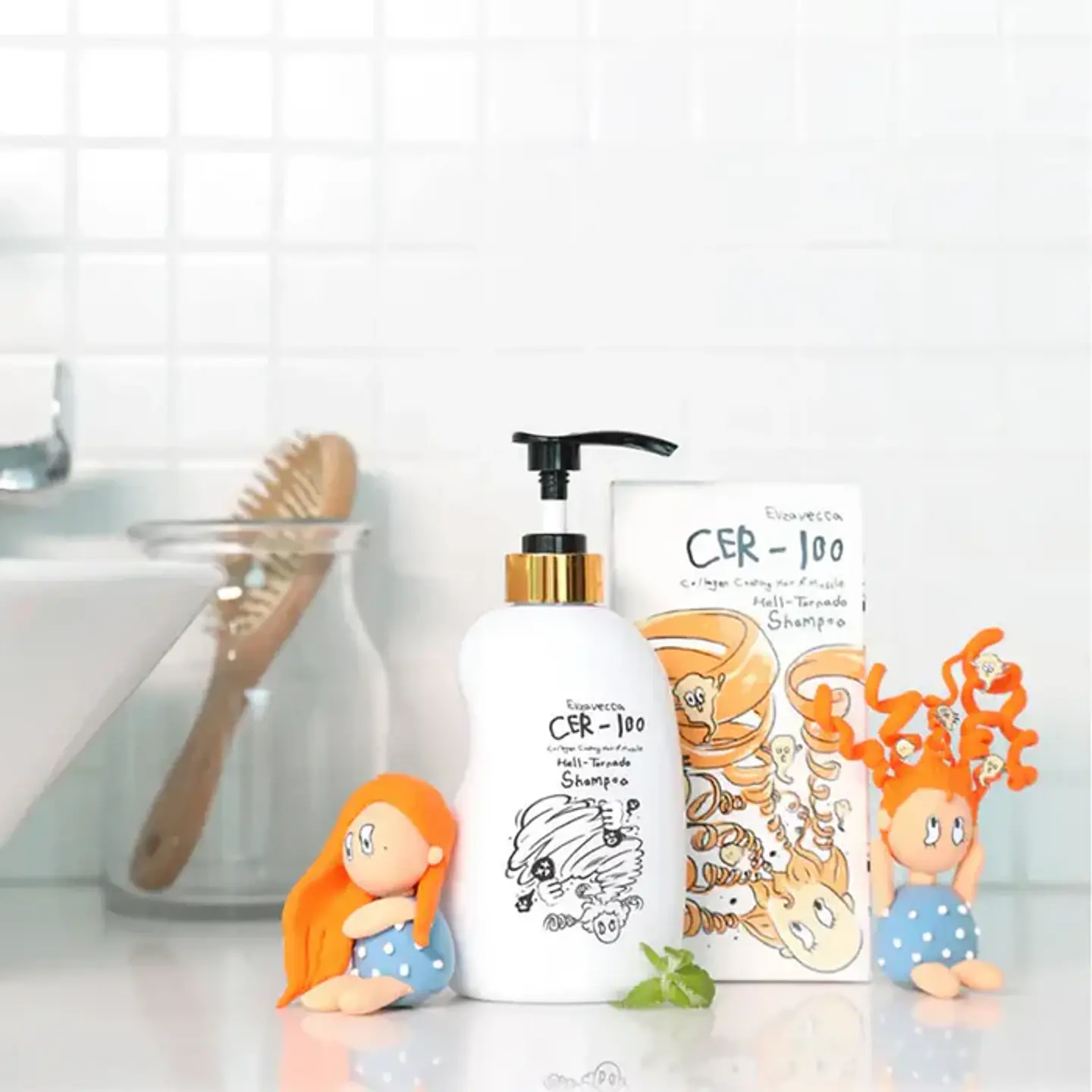 Cer-100 Collagen Coating Hair A+ Muscle Shampoo (Elizavecca) -500 ml Shampoo cabello fortalecedor con colágeno y proteínas 5