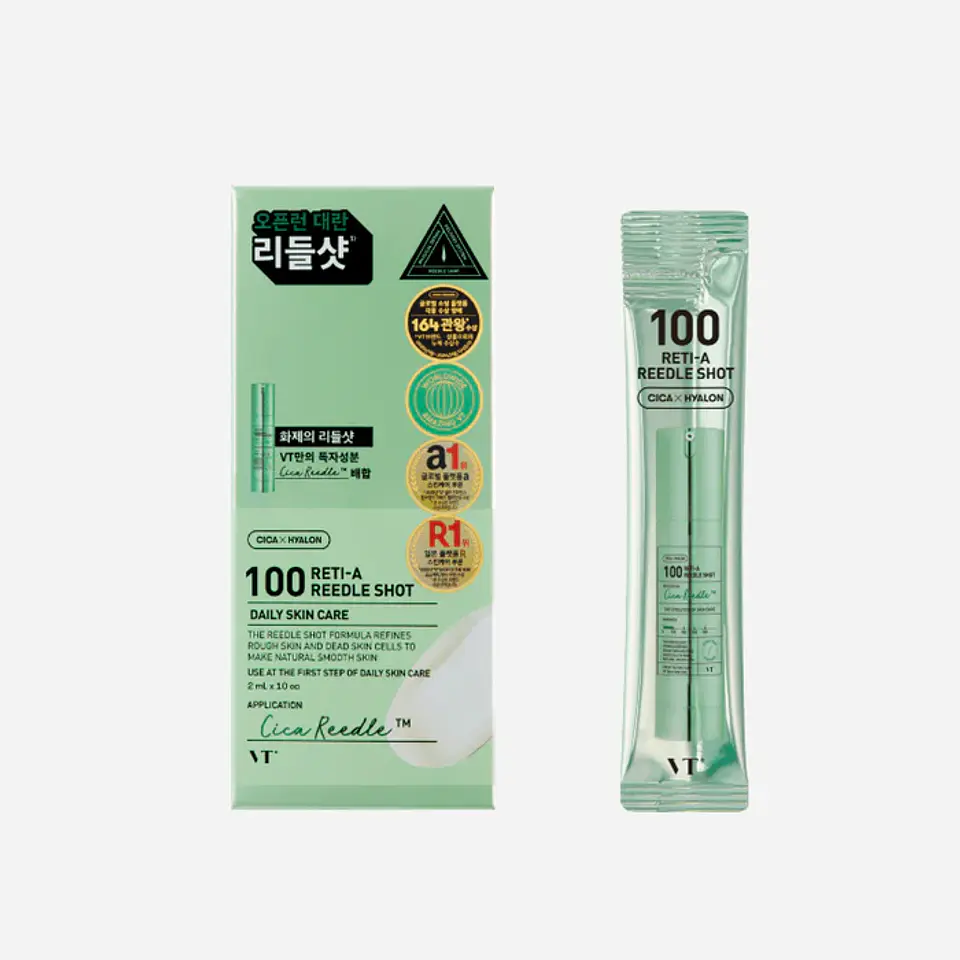 Reedle Shot 100 (VT Cosmetics) - 20 o 50ml  Serum antioxidante con microagujas 10