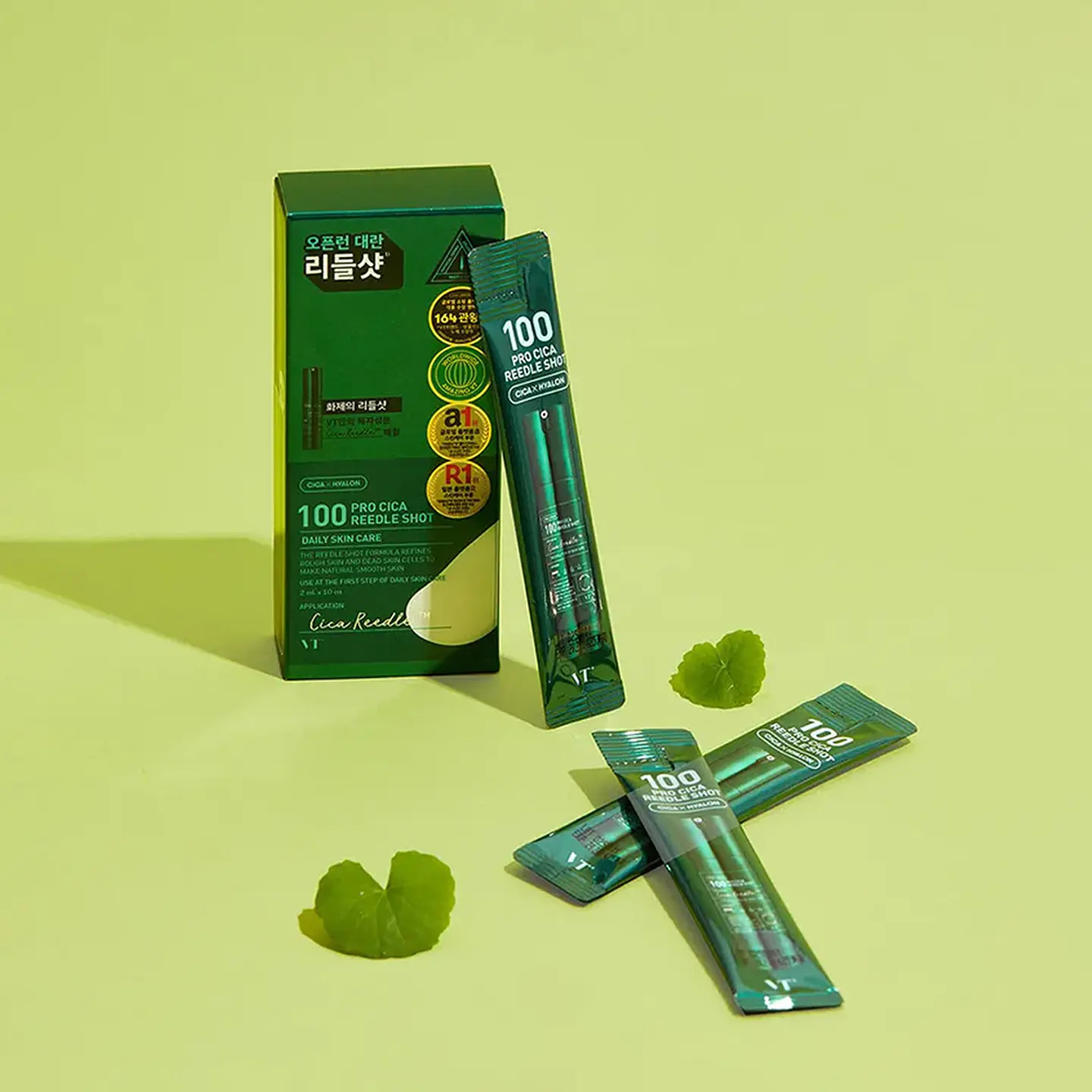 Pro Cica Reedle Shot 100 (VT Cosmetics)  - 20 o 50ml - Serum concentrado con microagujas con centella asiática  10