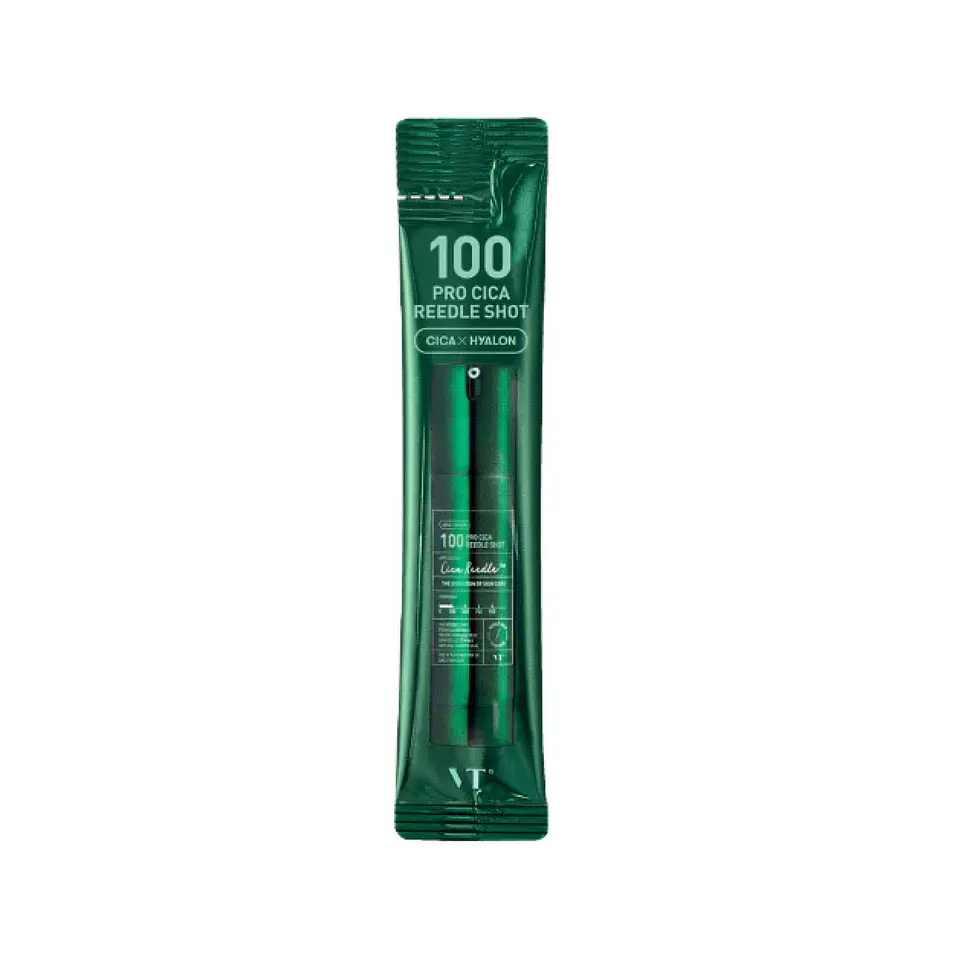 Pro Cica Reedle Shot 100 (VT Cosmetics)  - 20 o 50ml - Serum concentrado con microagujas con centella asiática  13