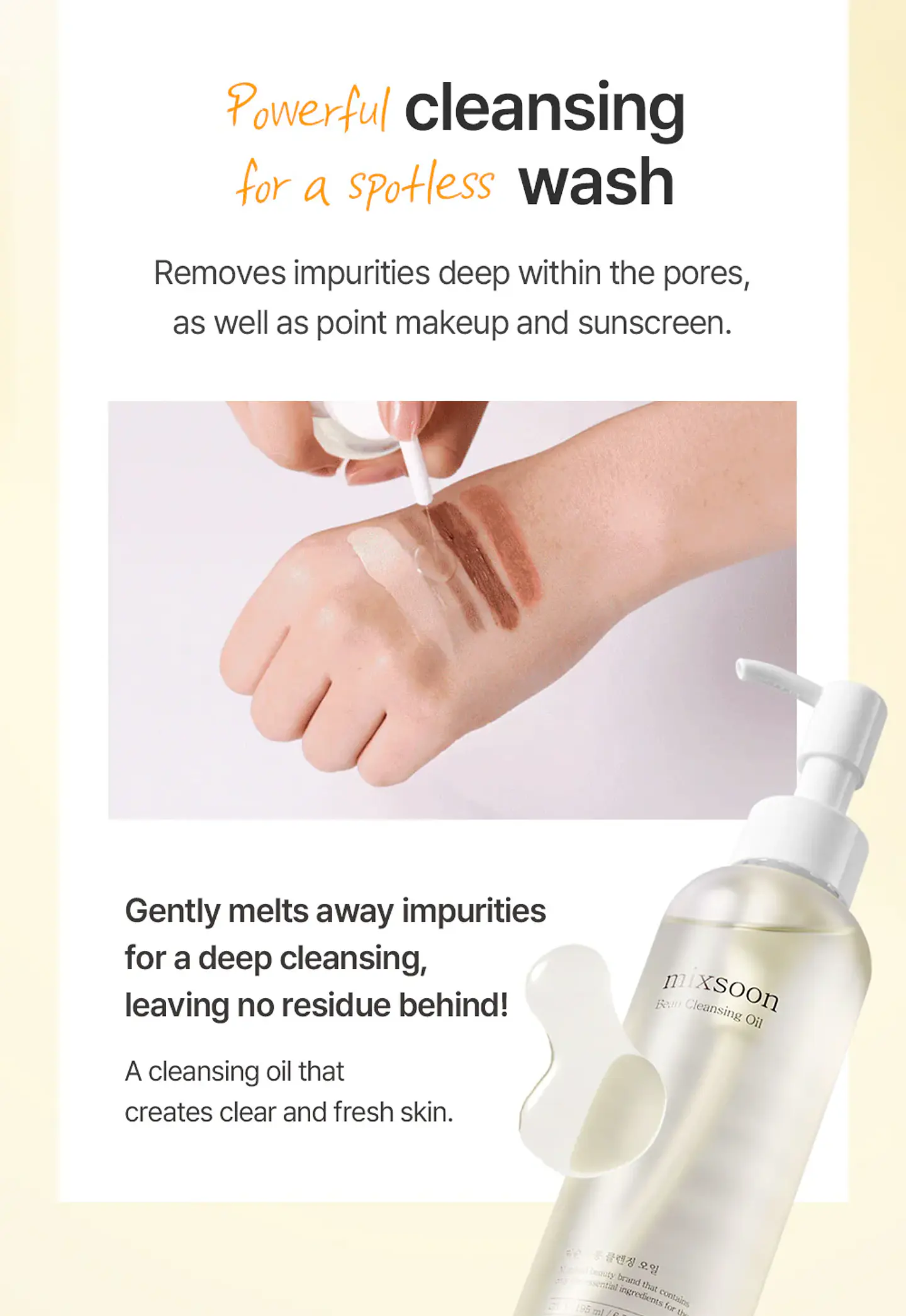 Double Cleansing Set (Mixsoon) - Set de doble limpieza Limpiador oleoso 195ml + Limpiador en espuma 150ml 9