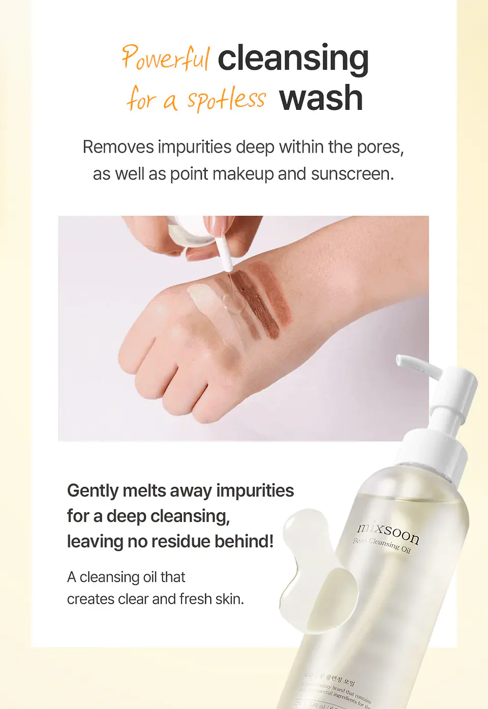 Double Cleansing Set (Mixsoon) - Set de doble limpieza Limpiador oleoso 195ml + Limpiador en espuma 150ml 9