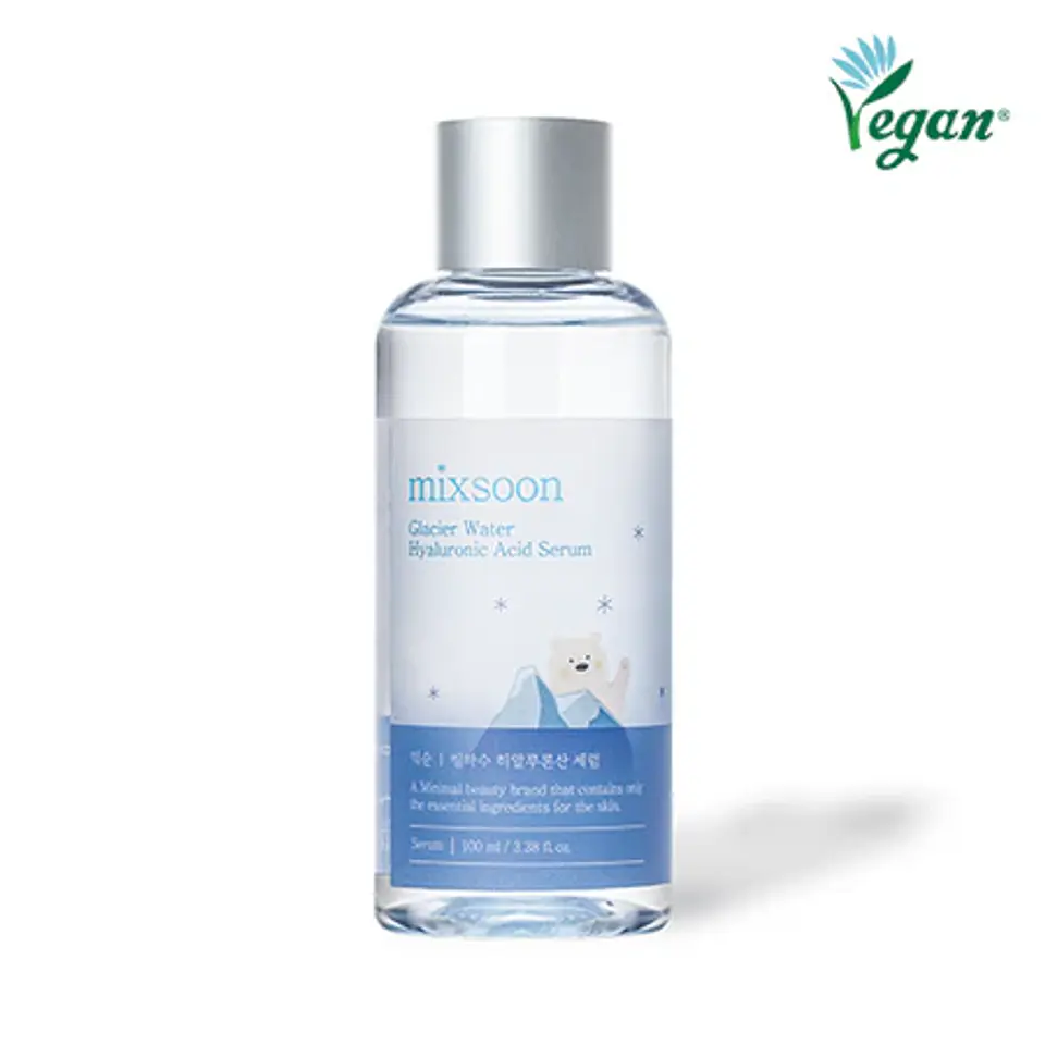 Essential Glass Skin Duo (Mixsoon)  - Set iluminador Bean Essence 50ml + Glacier Water Hyaluroni Acid Serum 100ml 3