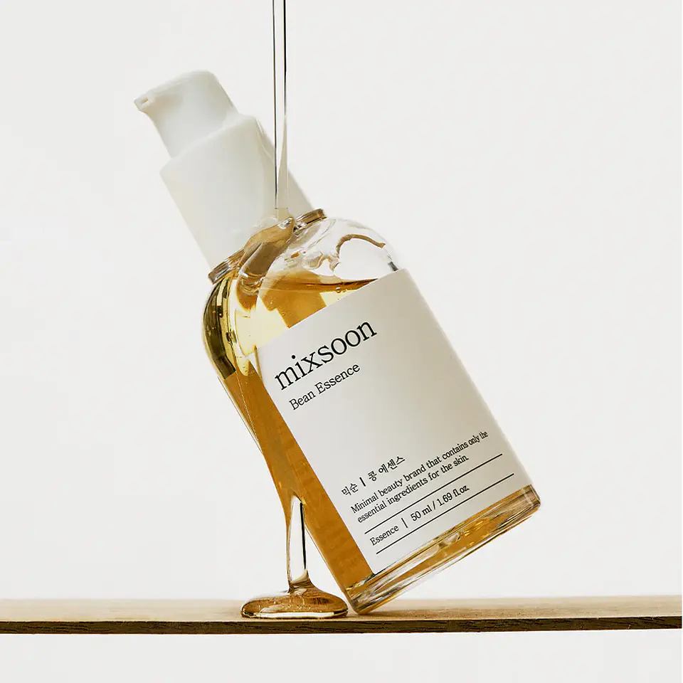 Essential Glass Skin Duo (Mixsoon)  - Set iluminador Bean Essence 50ml + Glacier Water Hyaluroni Acid Serum 100ml 6