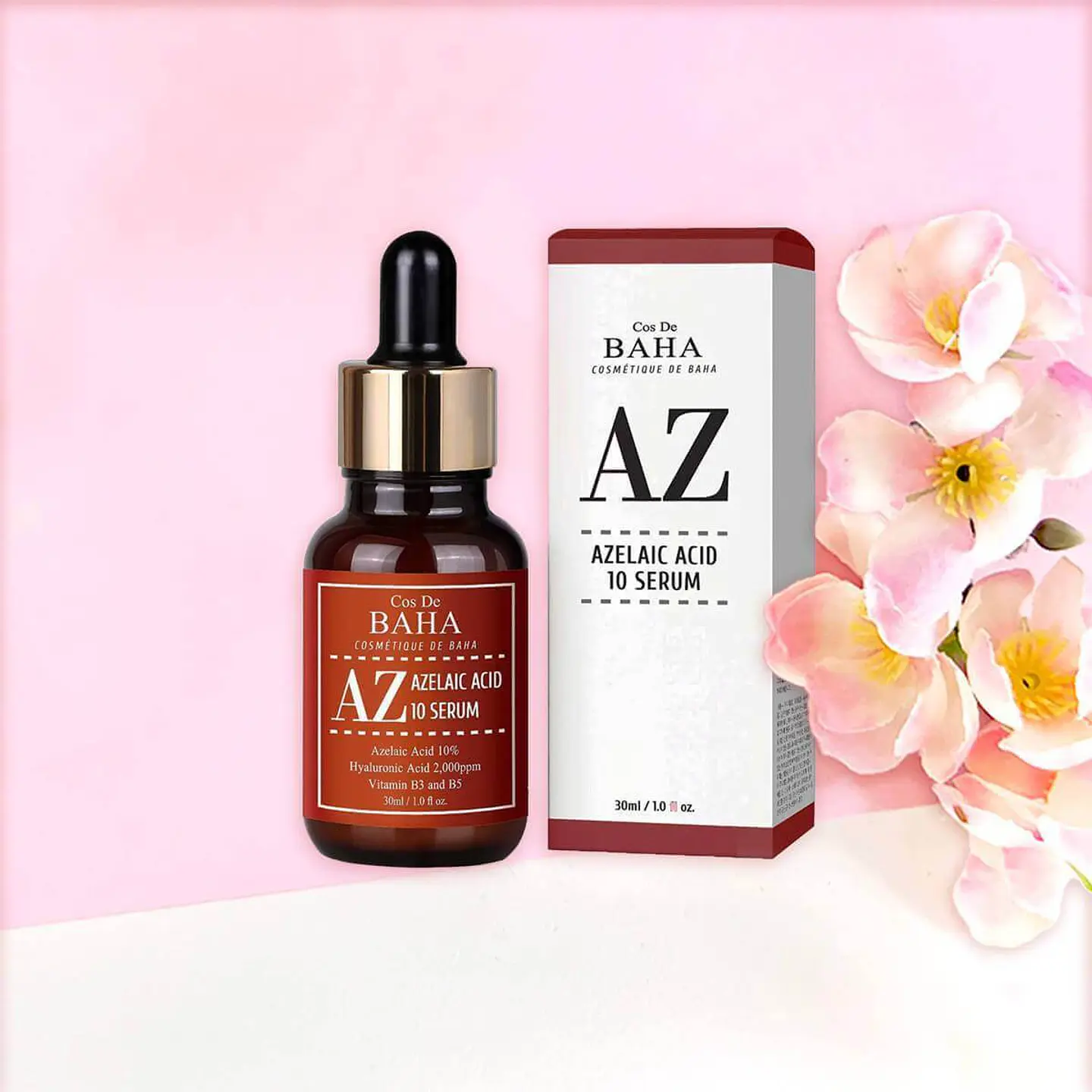 AZ Azelaic Acid 10 Serum (Cos de BAHA) - 30ml Serum 10% Ácido Azelaico anti acné exfoliante suave 10