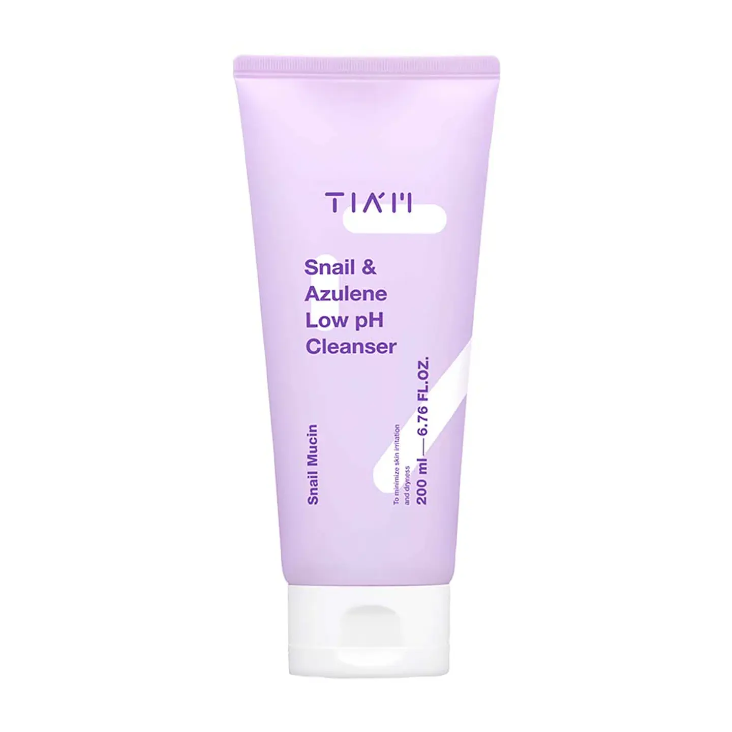 Snail & Azulene Low pH Cleanser (TIAM) -200ml  Limpiador rosácea pieles sensibles con baba de caracol y azuleno 1
