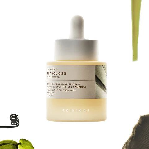 Lab in Nature Madagascar Centella Retinol 0.2 Boosting Shot Ampoule (SKIN1004) - 30ml Serum antiedad con centella asiática y microagujas 0.2% retinol