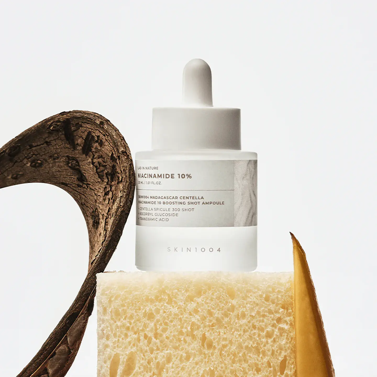 Lab in Nature Madagascar Centella Niacinamide 10 Boosting Shot Ampoule (SKIN1004) - 30ml Serum aclarante con microagujas 10% niacinamida y centella asiática 6