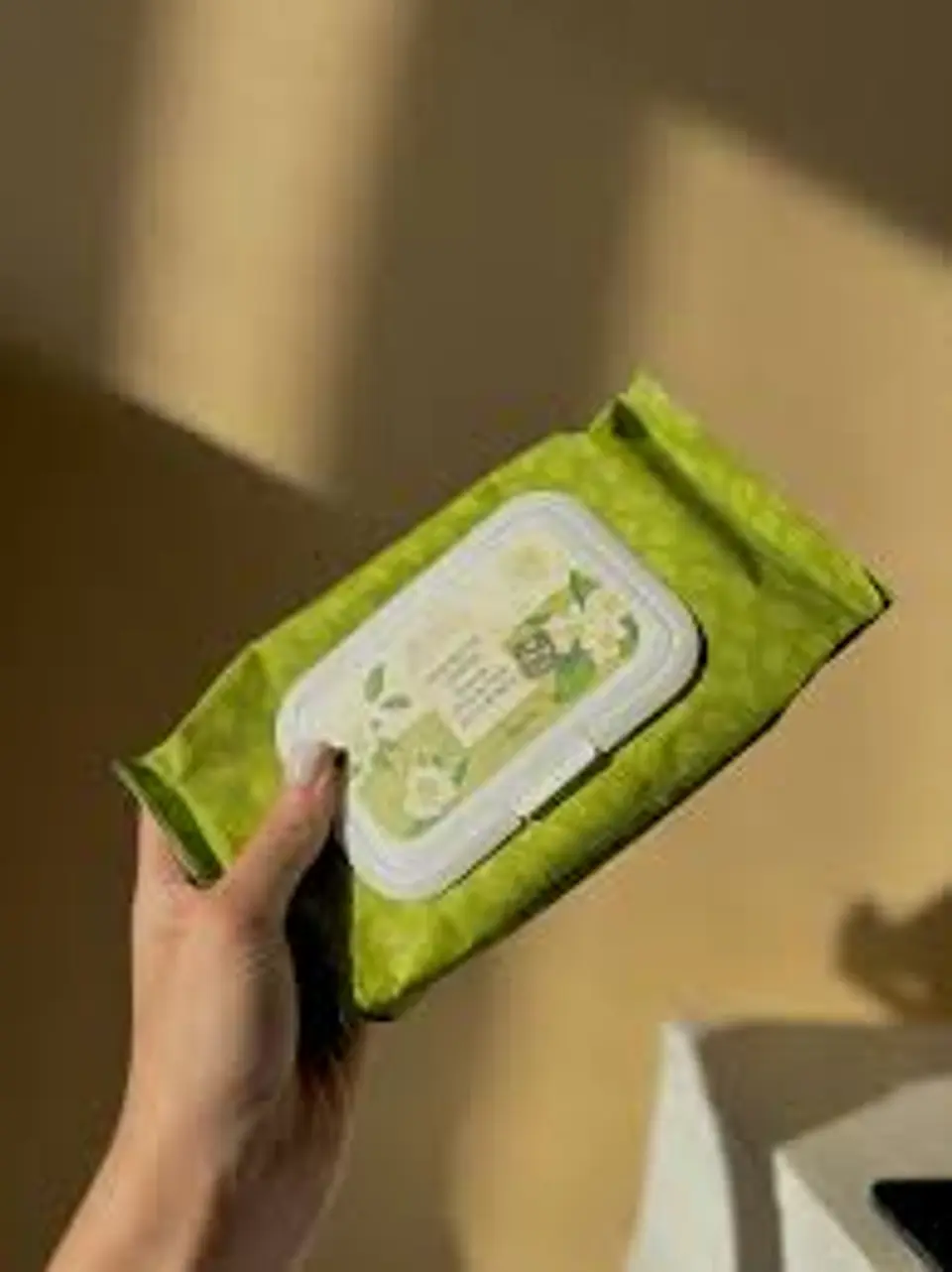Healing Tea Garden Green Tea Cleansing Tissue (The Saem) - Toallitas faciales de limpieza 20 unidades 3