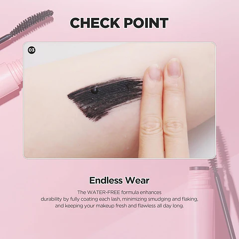 AM9 to PM9 Infinite Mascara (Lilybyred) - Máscara de pestañas #01 Long & Curl  o #02 Volume & Curl