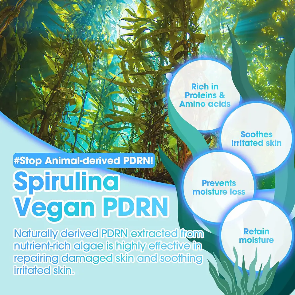 PDRN Spirulina Soothing Repair Serum (Some By Mi) -50ml Serum con PDRN de espirulina 9