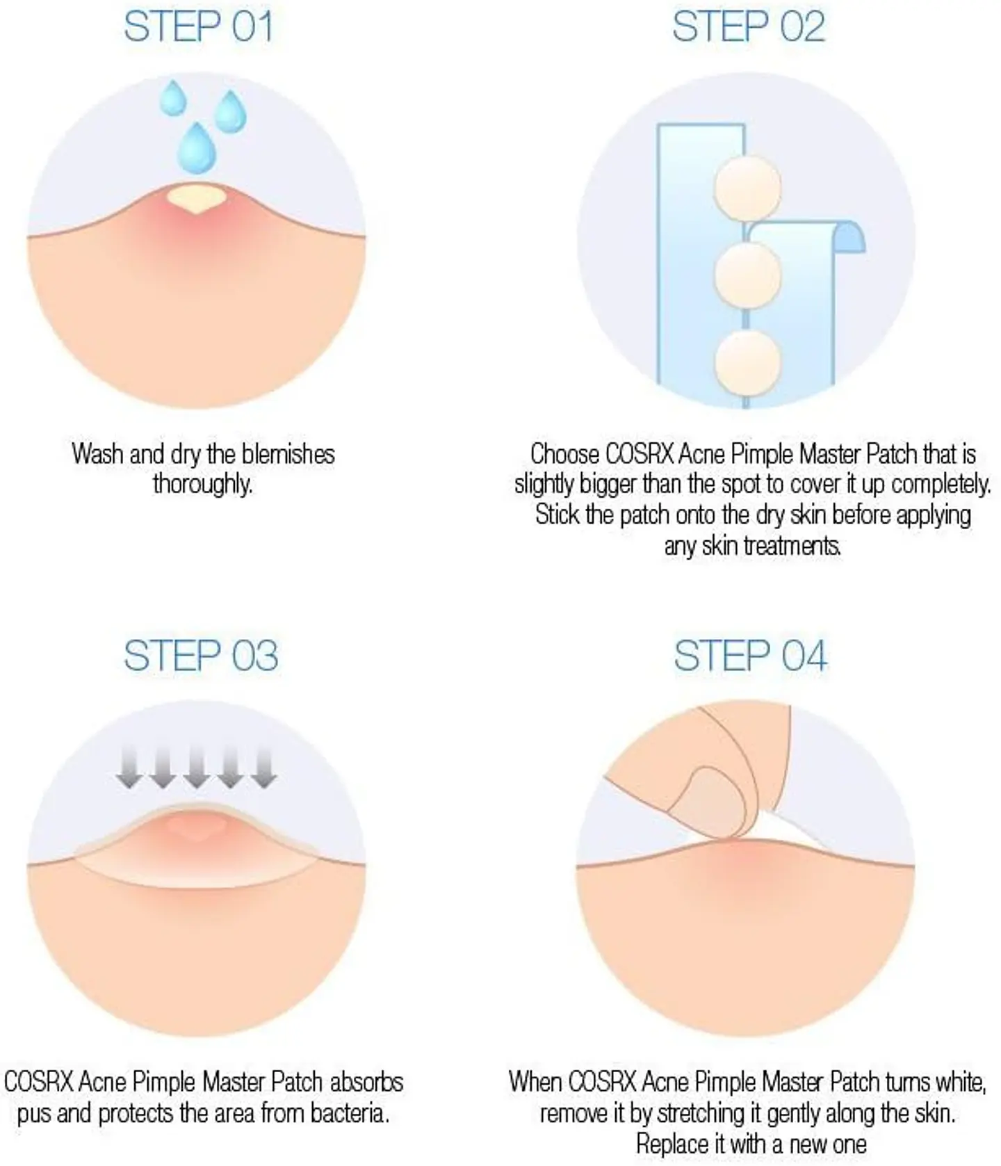 Acne Pimple Master Patch (COSRX) - Sobres con 24 parches hidrocoloides para espinillas 16