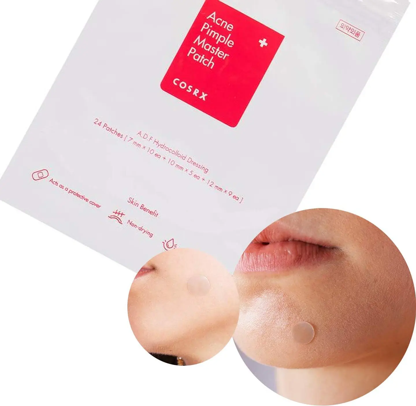 Acne Pimple Master Patch (COSRX) - Sobres con 24 parches hidrocoloides para espinillas 18
