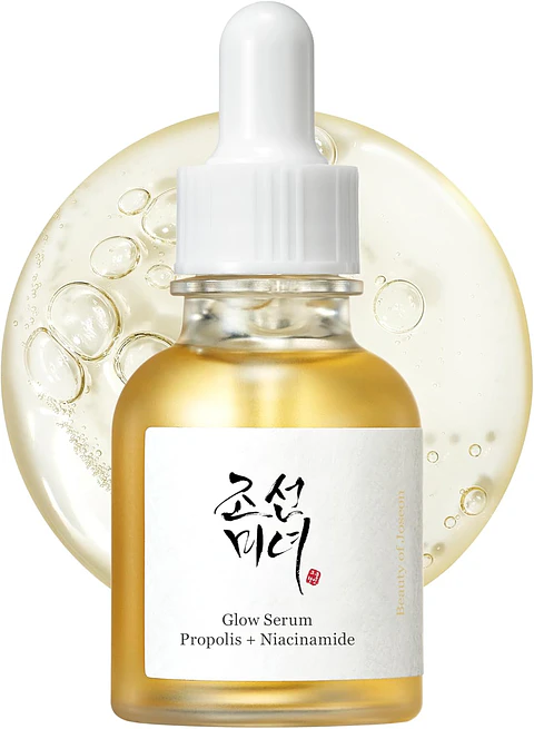 Glow Serum Propolis + Niacinamide (Beauty of Joseon) -30ml Tratamiento aclarante 60% propóleo 2% niacinamida, pieles mixtas y grasas
