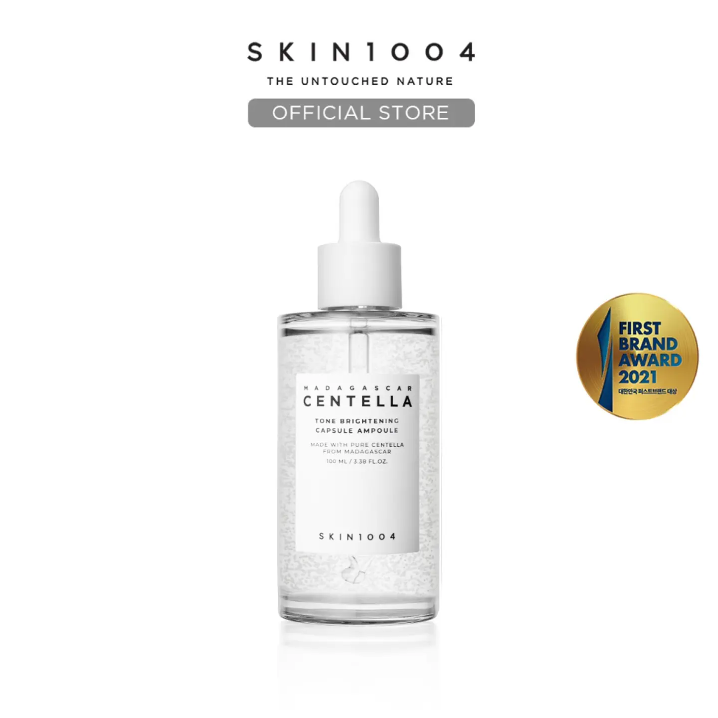 Madagascar Centella Tone Brightening Capsule Ampoule (SKIN1004) - 50ml Serum calmante y aclarante con 77% centella y 4% niacinamida 5
