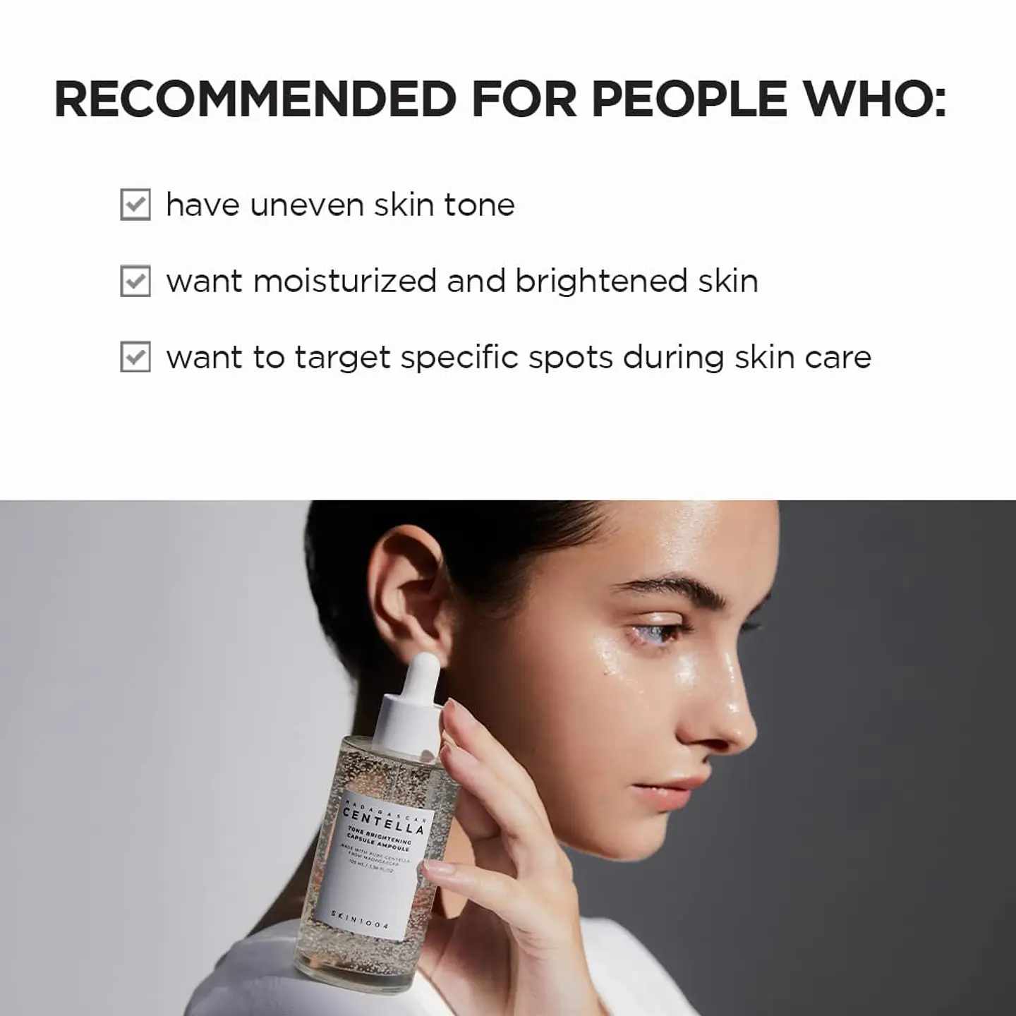 Madagascar Centella Tone Brightening Capsule Ampoule (SKIN1004) - 50ml Serum calmante y aclarante con 77% centella y 4% niacinamida 16