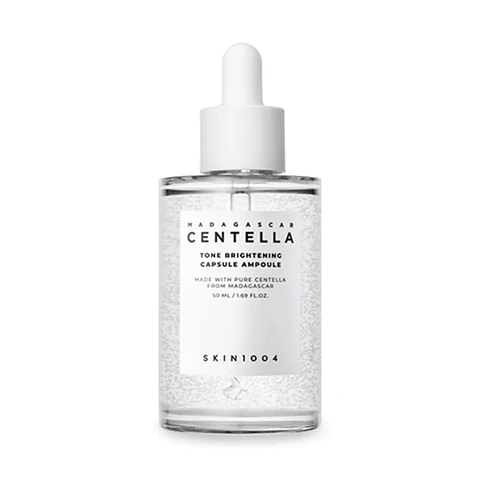 Madagascar Centella Tone Brightening Capsule Ampoule (SKIN1004) - 50ml Serum calmante y aclarante con 77% centella y 4% niacinamida