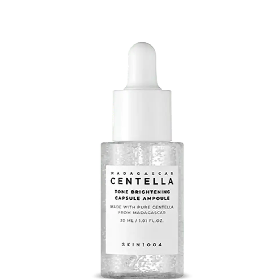 Madagascar Centella Tone Brightening Capsule Ampoule (SKIN1004) - 30ml Serum calmante y aclarante con 77% centella y 4% niacinamida 1