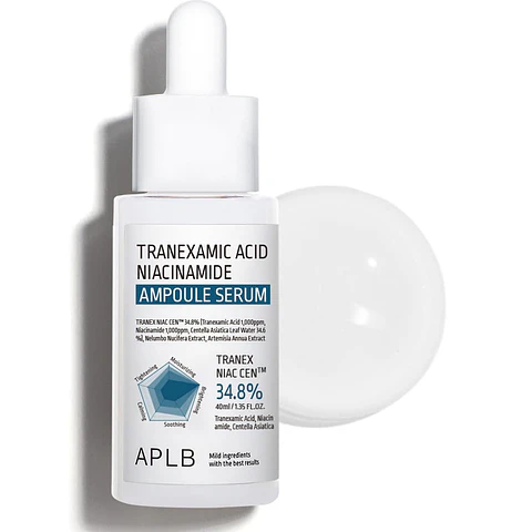 Tranexamic Acid Niacinamide Ampoule Serum (APLB) -40ml Serum aclarante con ácido tranexámico y niacinamida
