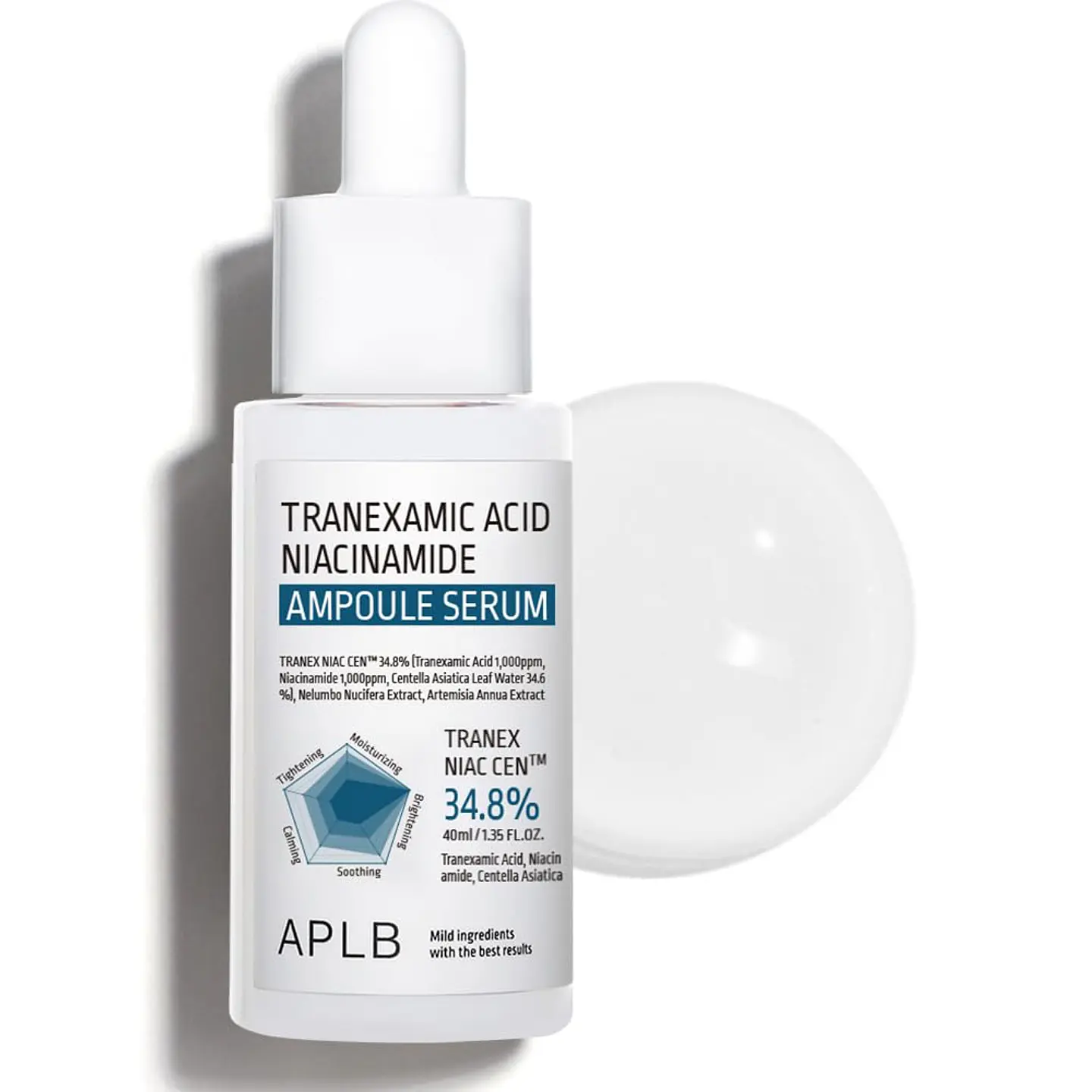 Tranexamic Acid Niacinamide Ampoule Serum (APLB) -40ml Serum aclarante con ácido tranexámico y niacinamida 1