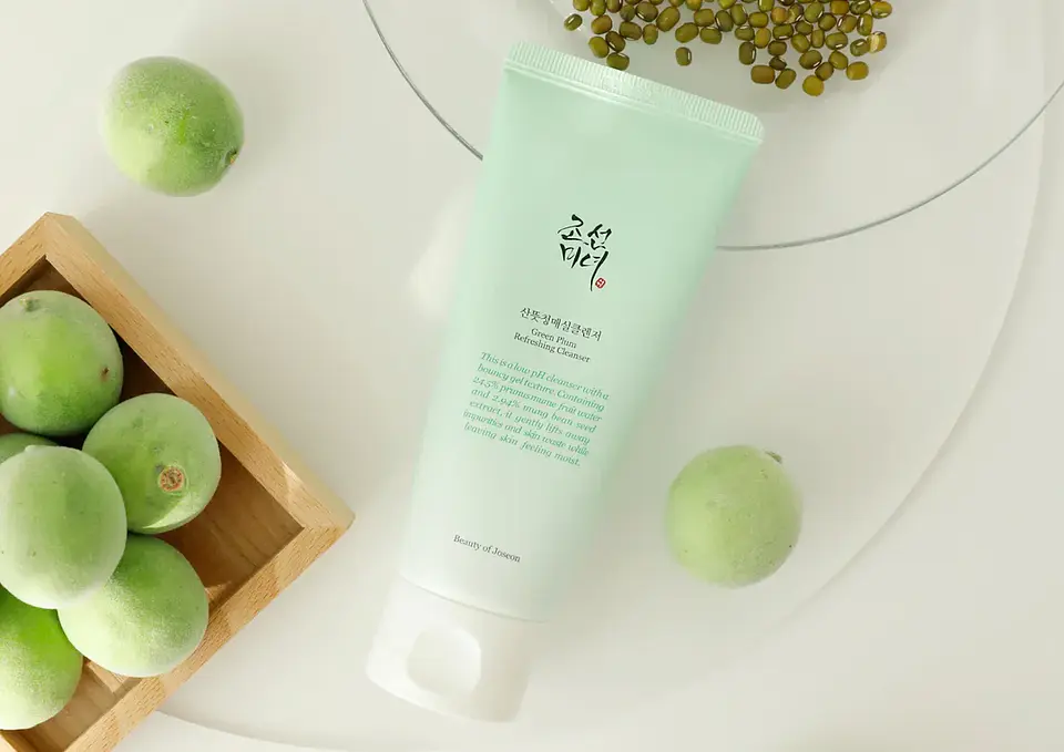 Green Plum Refresing Cleanser (Beauty of Joseon) - 100ml Limpiador en espuma pieles sensibles con ciruela verde 3