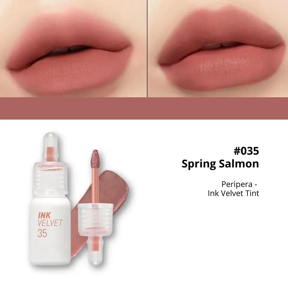 Tintes para labios Ink Velvet - Normal, Airy, Nude (Peripera) -8ml 50
