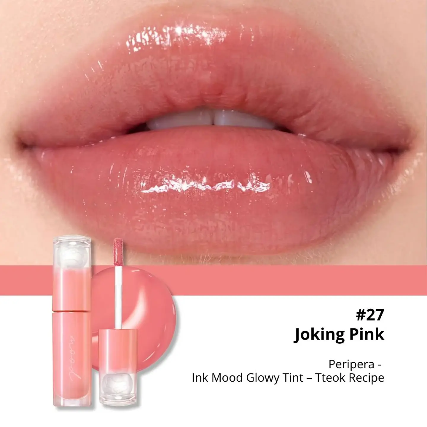 Ink Mood Glowy Tint (Peripera) - 4ml Tintes de labios con brillo 22