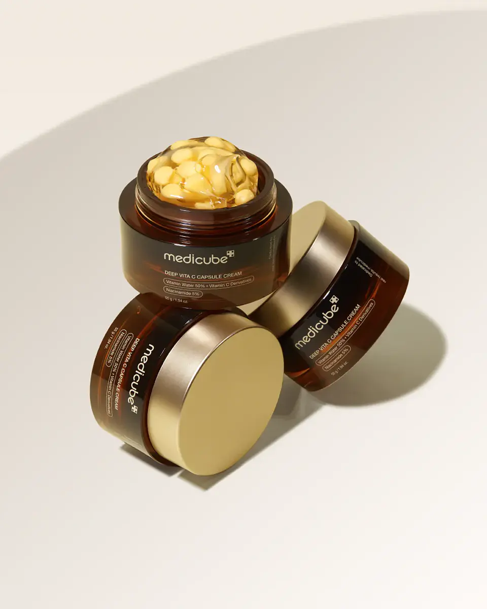  Deep Vita C Capsule Cream (Medicube) -55ml Crema aclarante con cápsulas de vitamina C 6