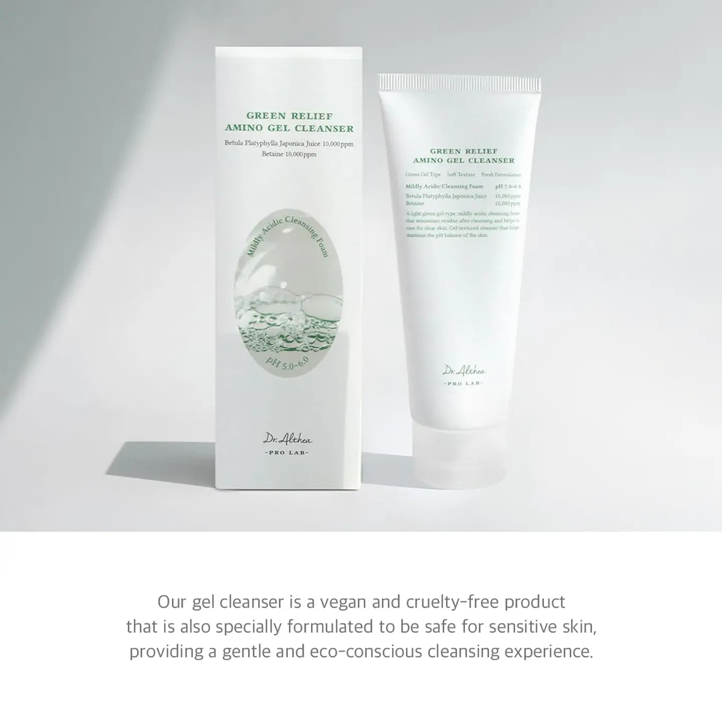 Green Relief Amino Gel Cleanser (Dr Althea) -100ml - Limpiador en espuma pieles sensibles 2