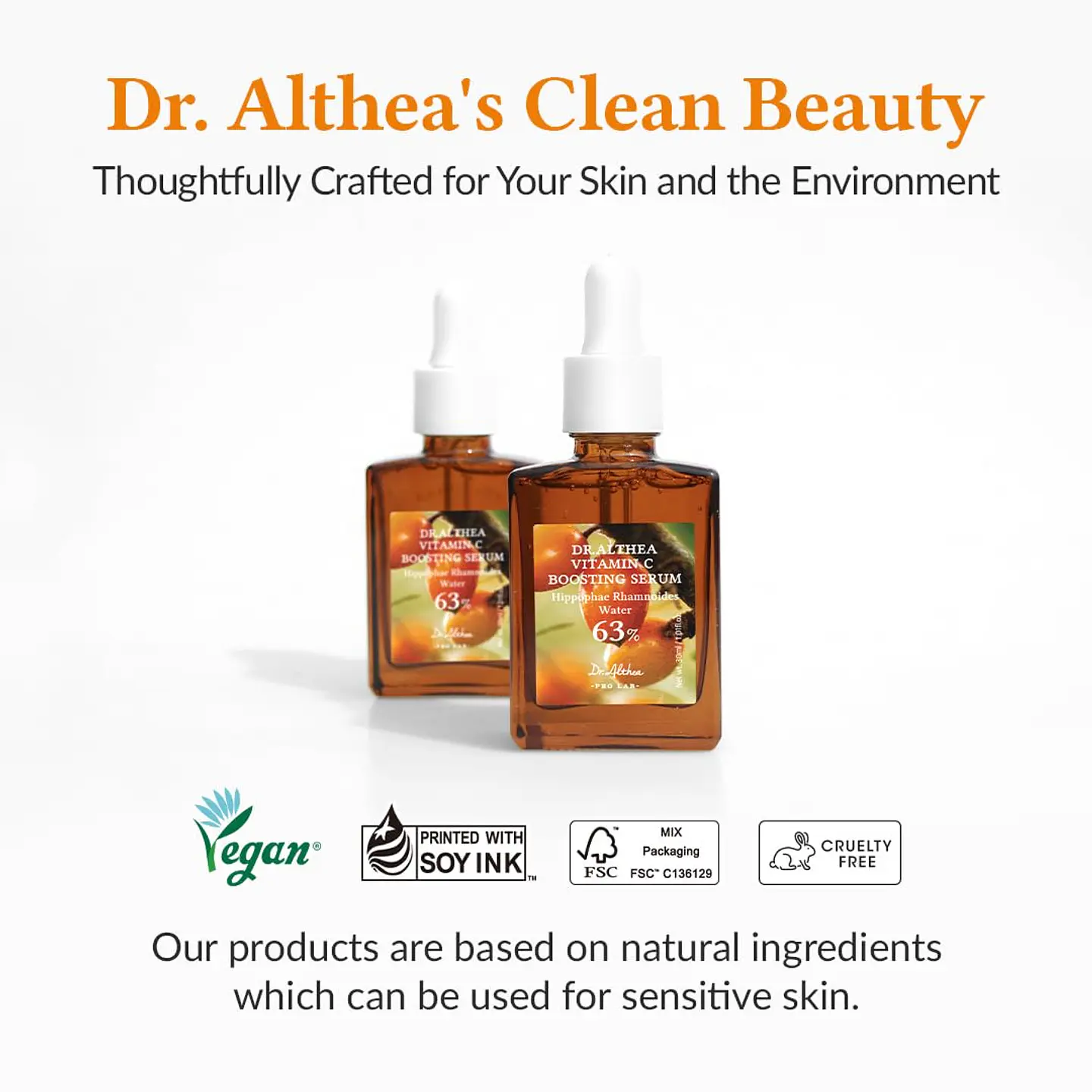 Vitamin C Boosting Serum (Dr Althea) -30ml Serum iluminador antimanchas con vitamina C  6