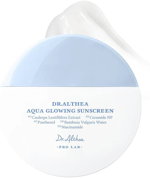 Aqua Glowing Sunscreen (Dr Althea)  - 45 ml Protector solar hidratante y calmante