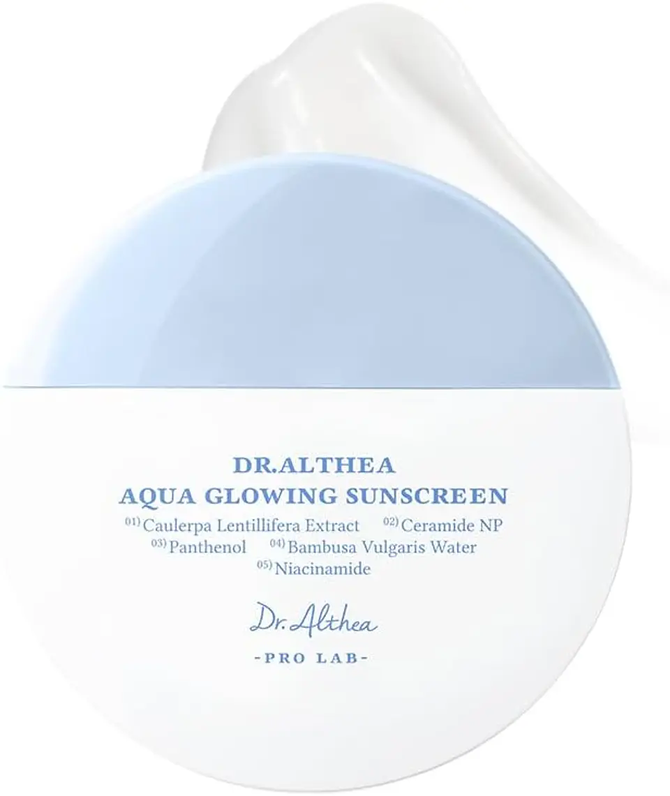 Aqua Glowing Sunscreen (Dr Althea)  - 45 ml Protector solar hidratante y calmante 1