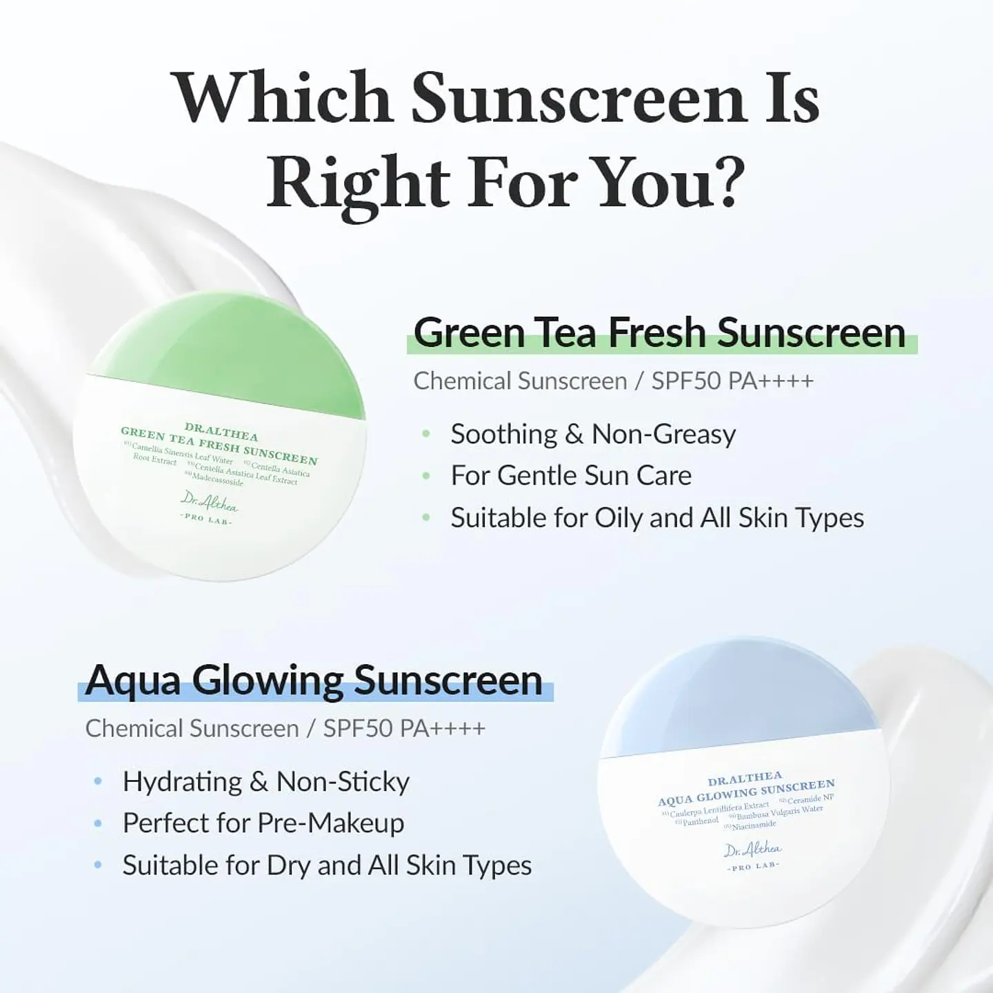 Aqua Glowing Sunscreen (Dr Althea)  - 45 ml Protector solar hidratante y calmante 2