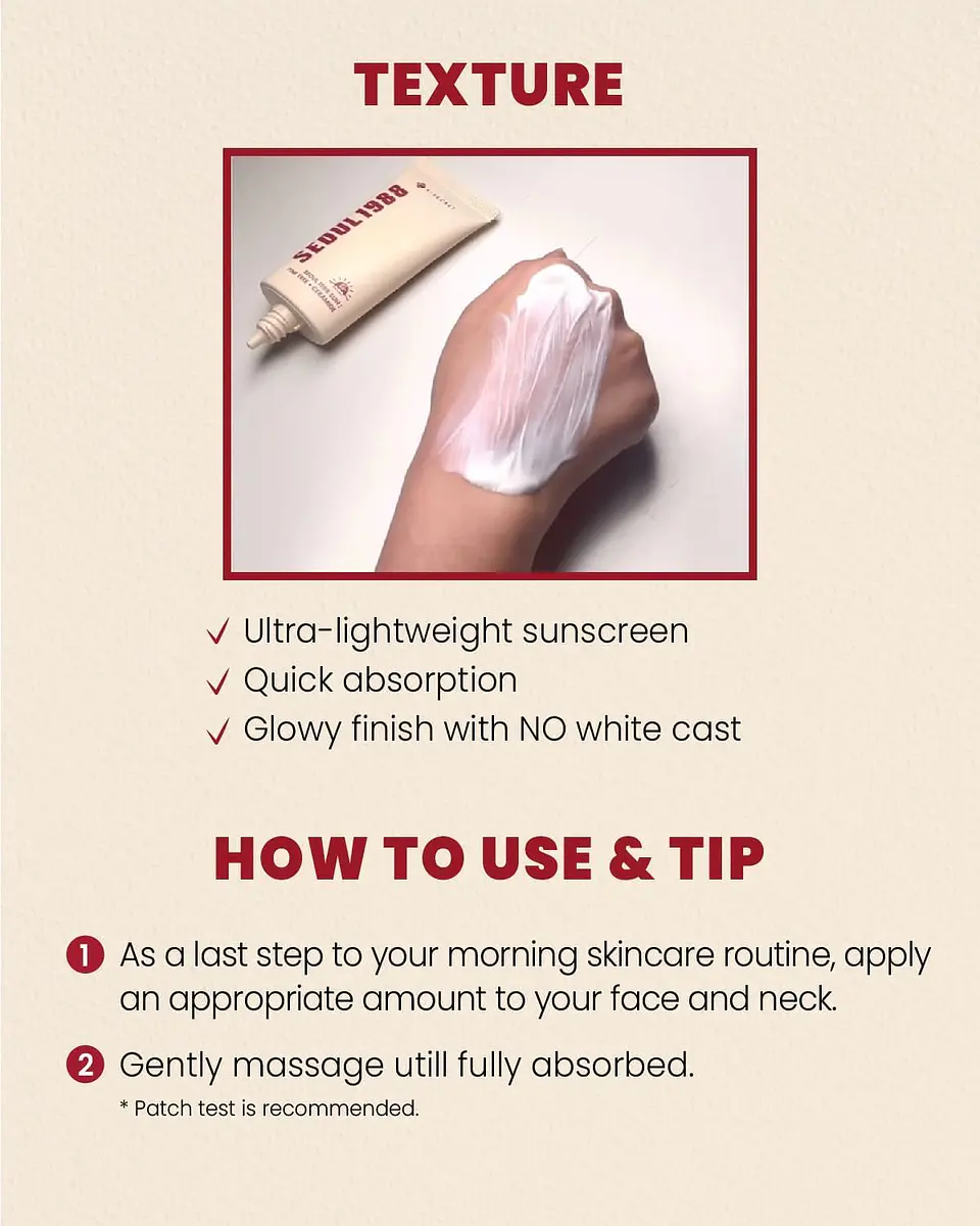 Seoul 1988 Sun: Pine Tree + Ceramide (K-Secret) - Protector solar  5