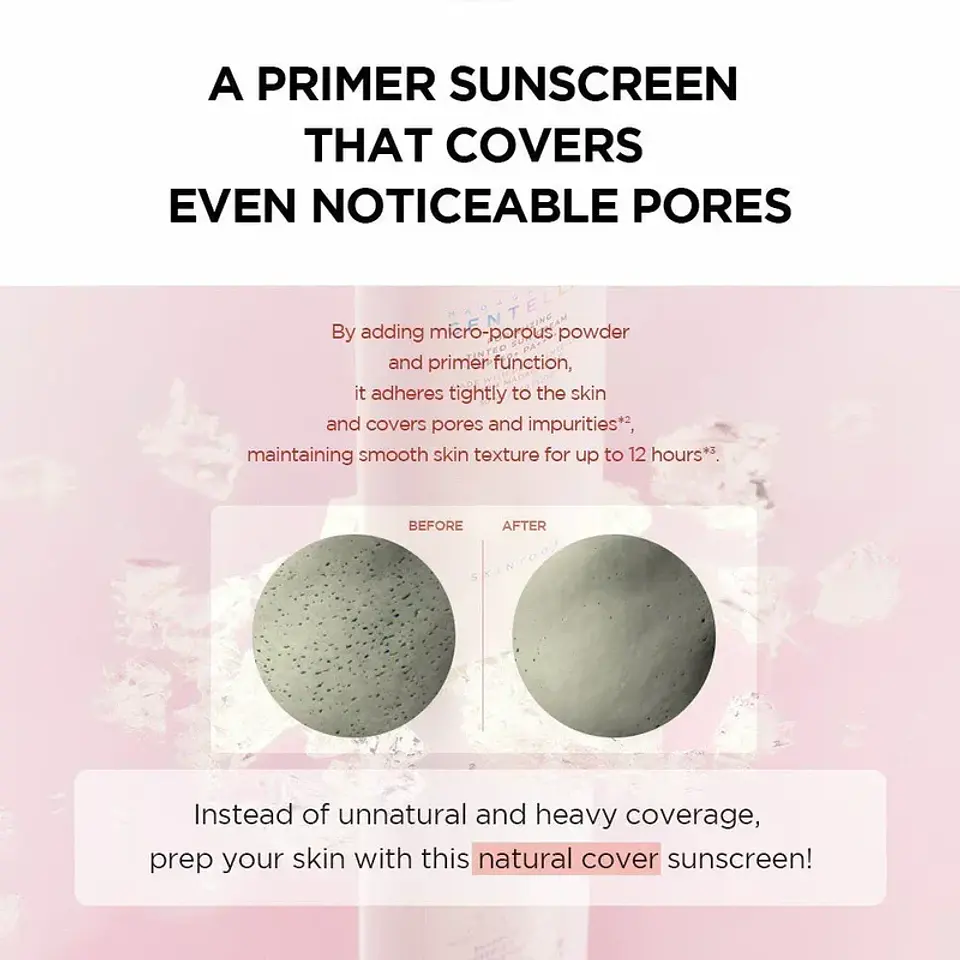 Madagascar Centella Poremizing Velvet Finish Sunscreen (SKIN1004) - 50ml Protector solar efecto terciopelo 10