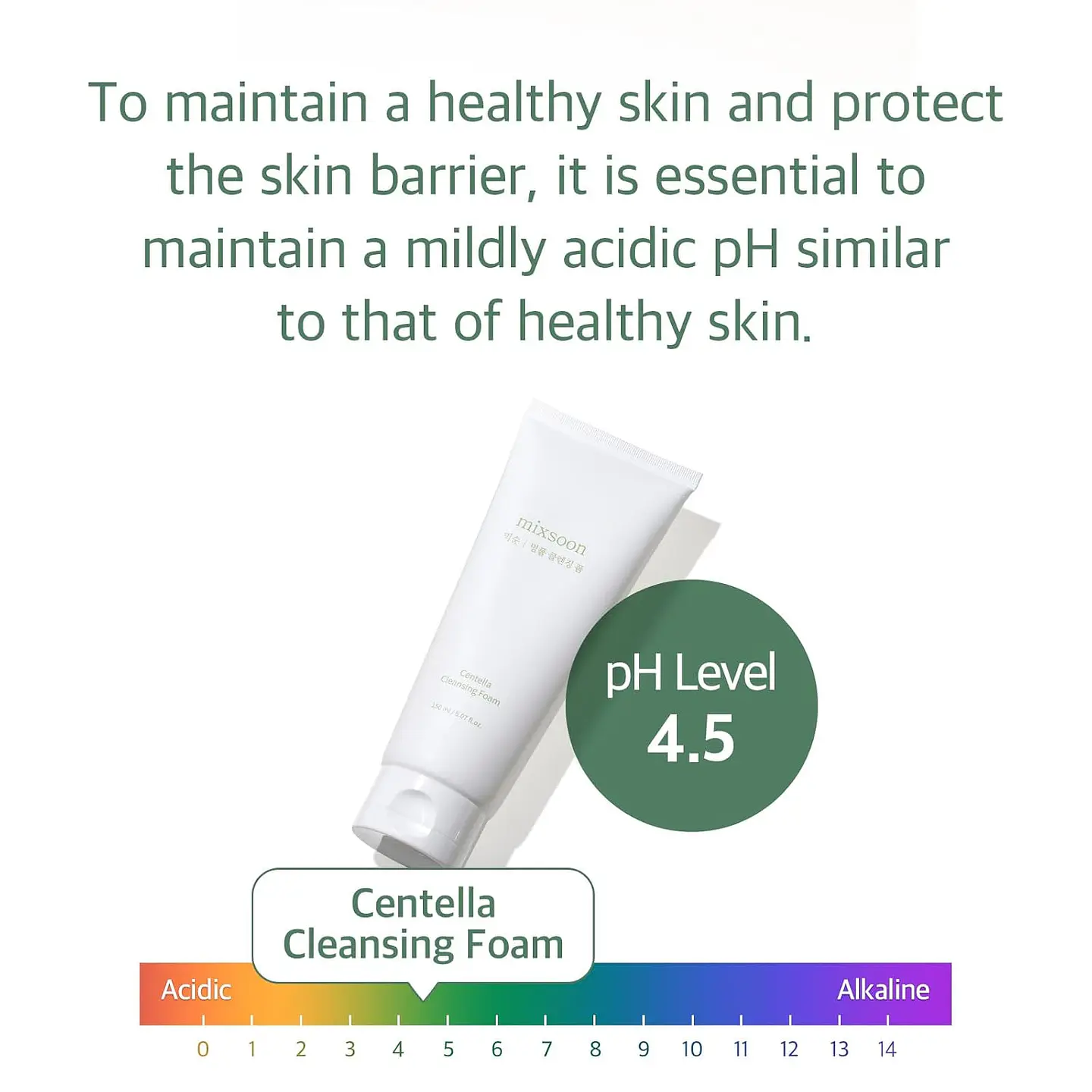 Centella Cleansing Foam (Mixsoon) - 150ml Espuma Limpiadora Calmante Pieles Sensibles 4