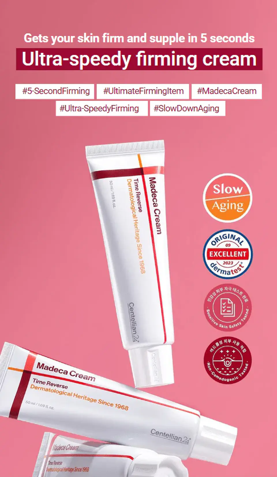 The Madeca Cream Time Reverse (Centellian24) -50ml Crema antiedad con centella asiática, colágeno y retinol 2