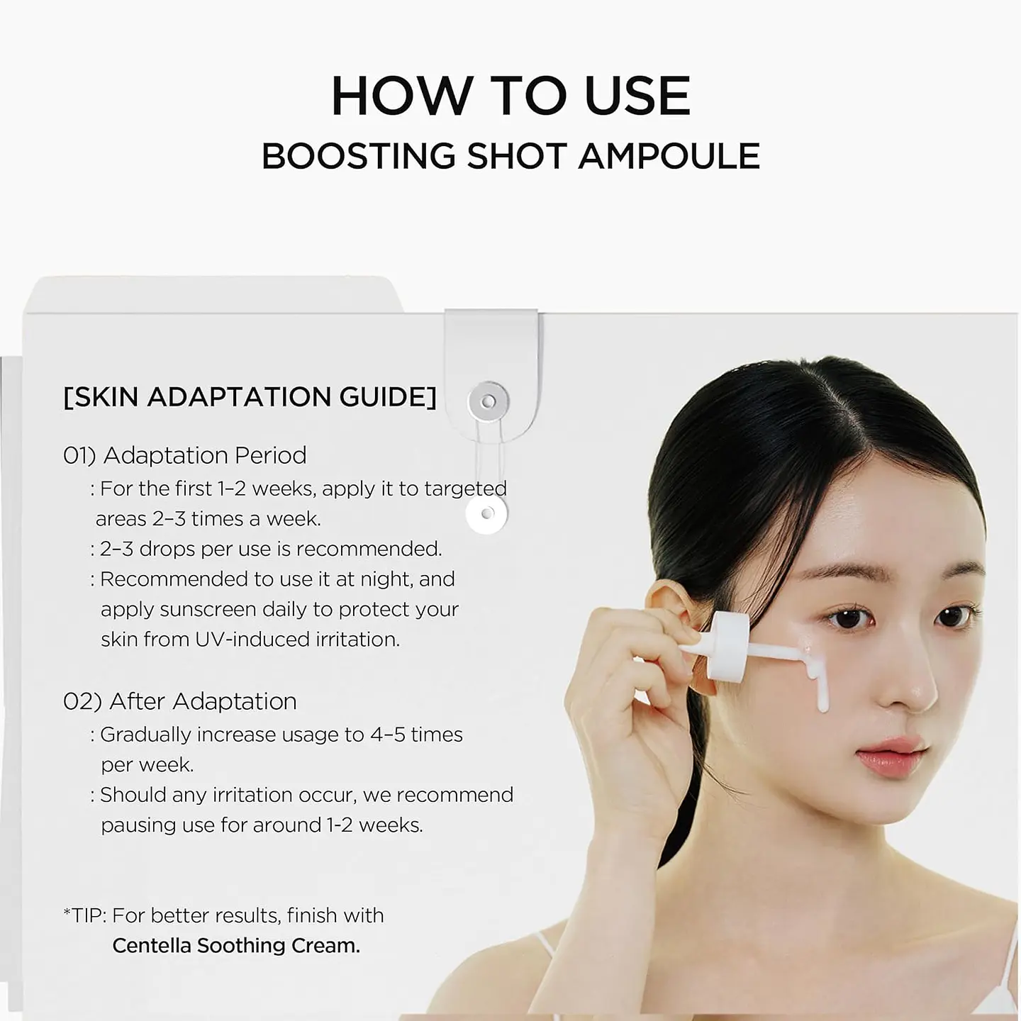 Lab in Nature Madagascar Centella Matrixyl 10 Boosting Shot Ampoule (SKIN1004) -30ml Serum antiedad microagujas con centella asiática y péptidos 6