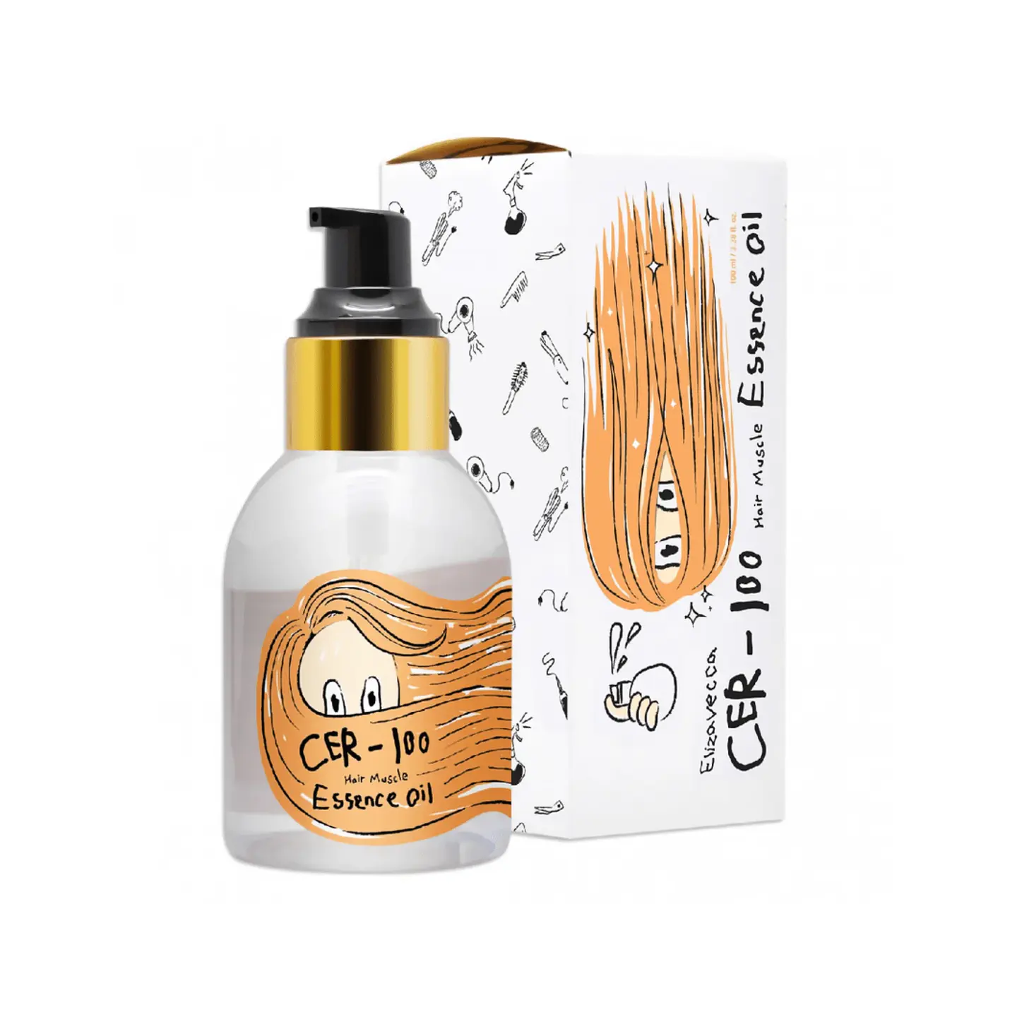 Cer-100 Hair Muscle Essence Oil (Elizavecca) - 100ml Tratamiento reparador cabello 1