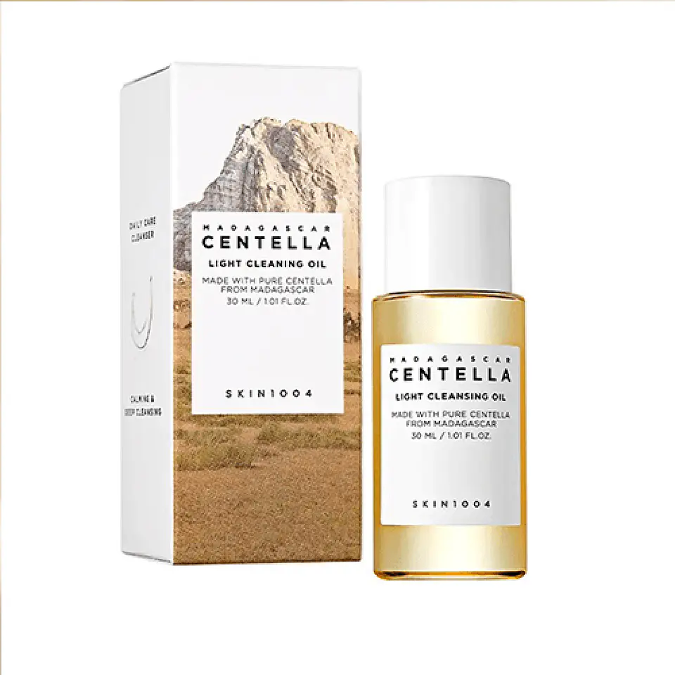 Madagascar Centella Light Cleansing Oil (SKIN1004) - 30ml Limpiador oleoso calmante pieles sensibles versión mini 1